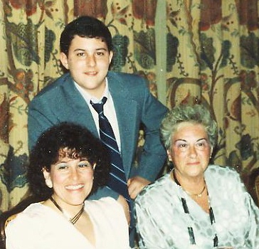 David, Mom & Grandma at Bar Mitzvah Dinner