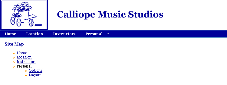 Sitemap - Logged in User