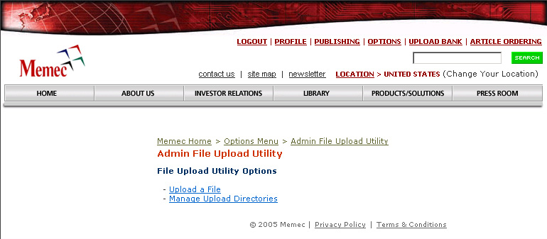 File Upload Utility