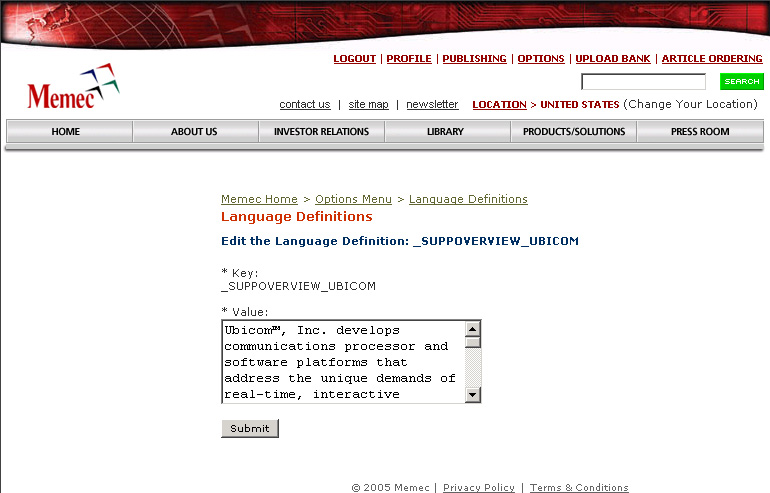 Edit a Language Definition